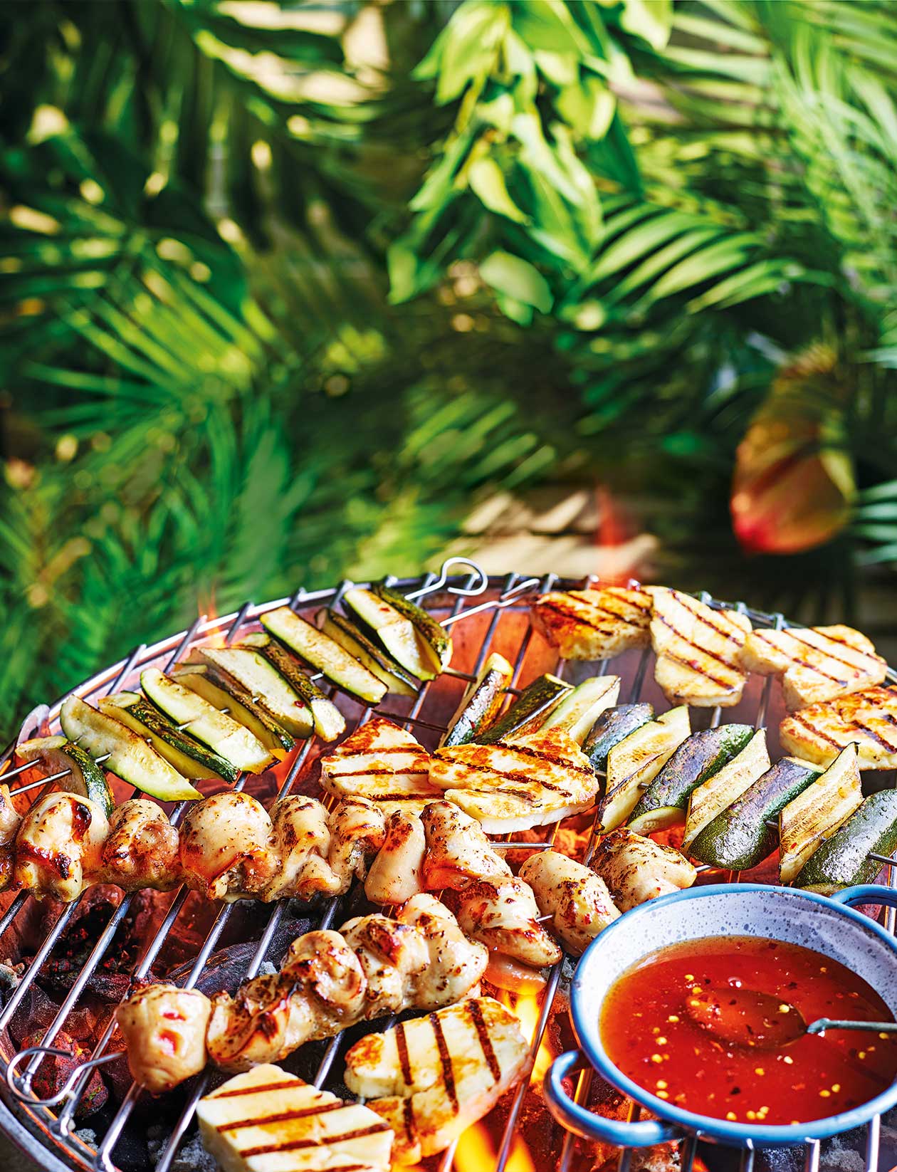Hot honey barbecue platter recipe Sainsbury`s Magazine